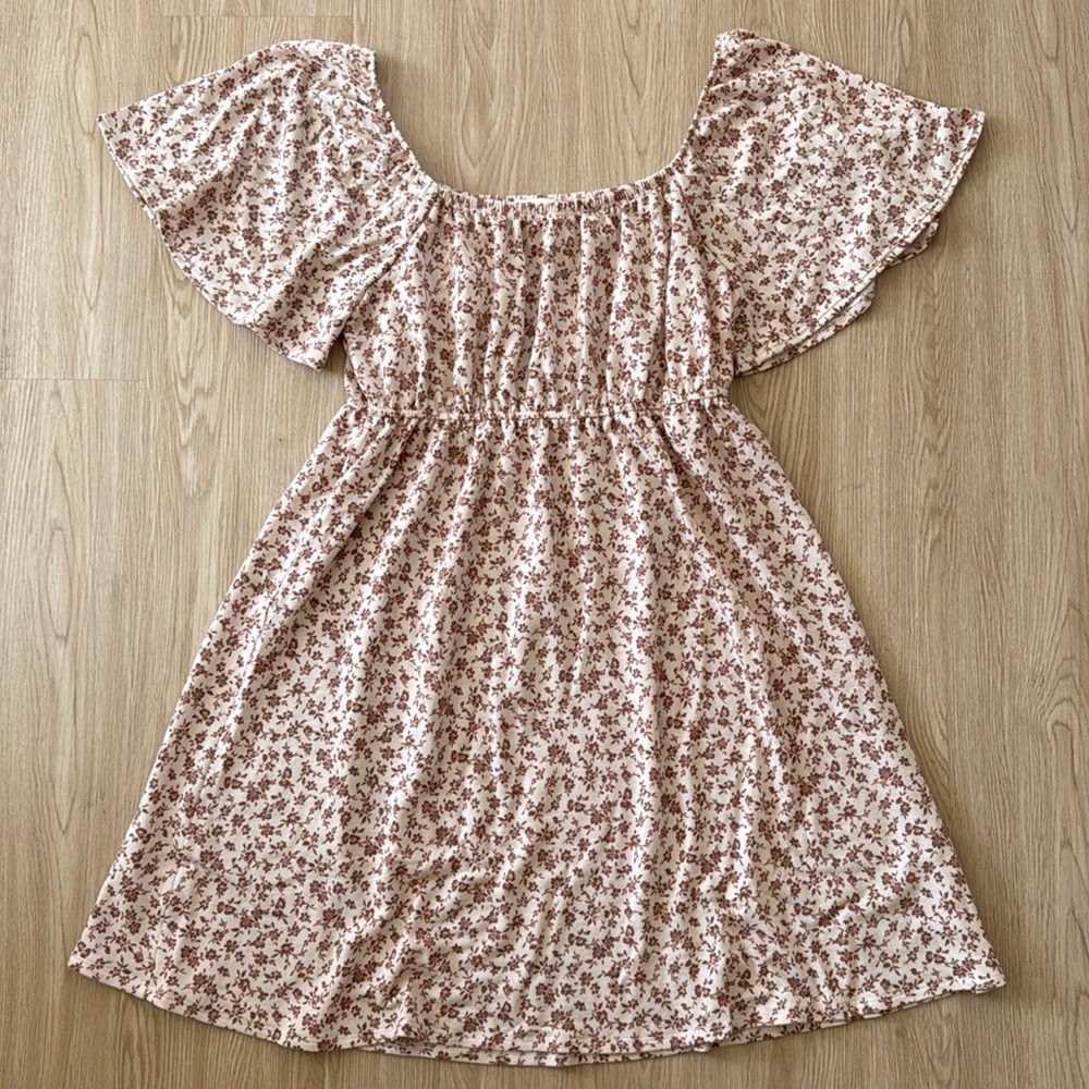 Pinkblush boho floral ultra soft mini dress nwot - Picture 5 of 5